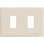 Placca BTicino 503/2/R Magic 2 moduli