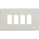 Placca BTicino 504/4/R Magic 4 posti