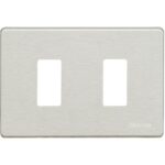 Placca 2 moduli BTicino 503/2/X Magic