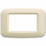 Placca 3 moduli Ave 45PY03BP Blanc