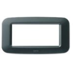 Placca 4 moduli Ave 45PY04GSM Noir