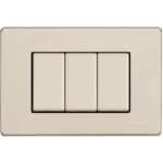 Placca 3 moduli BTicino 503/3A/R Matix Magic