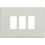 Placca 3 moduli BTicino 503/3/X Magic