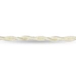 Cavo treccia tessile 3x1 avorio Gambarell 10108 1mt