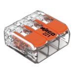 Morsetto volante Wago 4mmq 3 ingressi 221-413