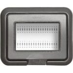 Coperchio IP55 per installazione incassata BTicino 24603L Living Light/ Light Tech